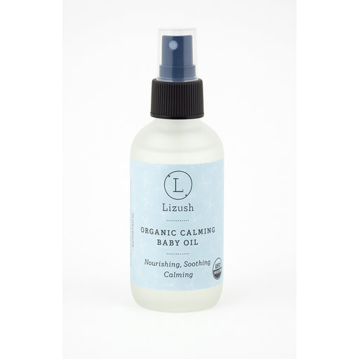 Lizush ORGANIC CALMING BABY OIL Nourishing, Soothing, Calming White Smoke