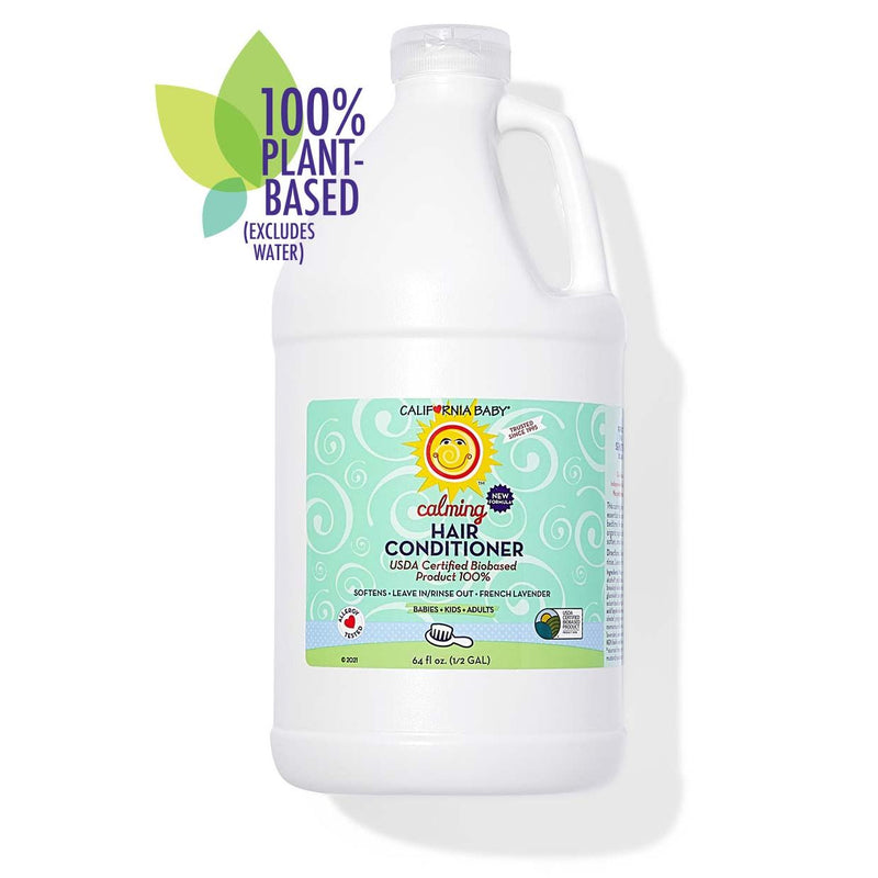 California Baby Calming™ Hair Conditioner Hair Conditioner White Smoke 64oz/half gallon