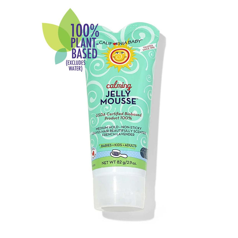 California Baby Calming™ Jelly Mousse Hair Gel Hair Gel & Detangler White Smoke 2.9oz/82g