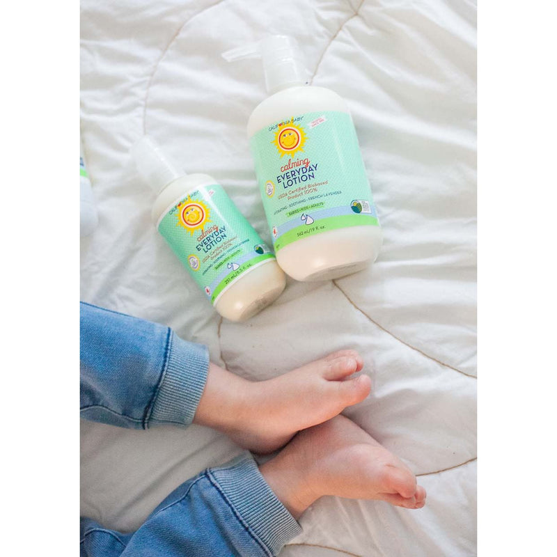 California Baby Calming™ Everyday Lotion Lotions Light Gray 8.5oz/251mL,19oz/562mL,64oz/half gallon,2oz/59ml