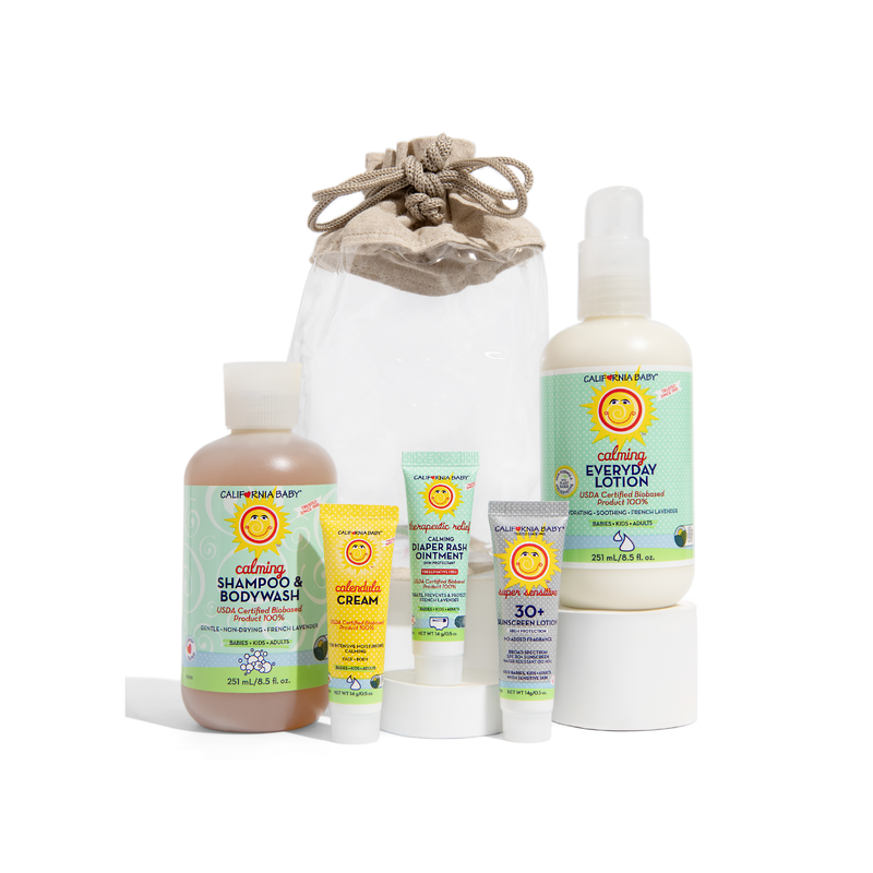 California Baby Calming™ Newborn Tote Gifts & Totes White Smoke