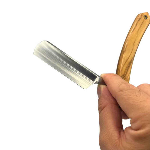 Shave Essentials Camelback Edge Straight Razor Razors & Razor Blades White Smoke