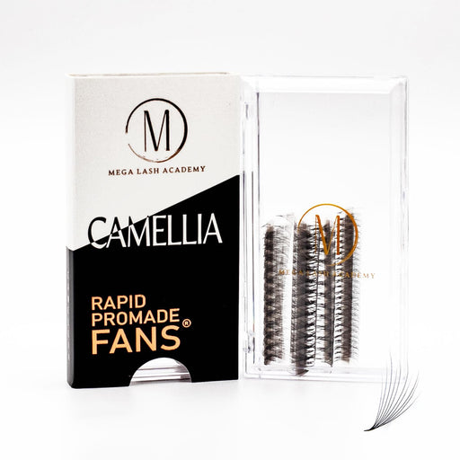 Mega Lash Academy Camellia 10D Rapid Promade Fans® Promade Fans Black 0.03 / CC / 8/10/12,0.03 / CC / 9/11/13,0.03 / CC / 10/12/14,0.03 / CC / 11/13/15,0.03 / CC / 12/14/16,0.03 / CC / 13/15/17,0.03 / CC / 14/16/18