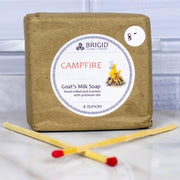 Brigid Trading Company Natural Goat Milk Soap Natural Soap Light Gray Campfire - Mesquite, Warm Woods & Smoke (Goat Milk)