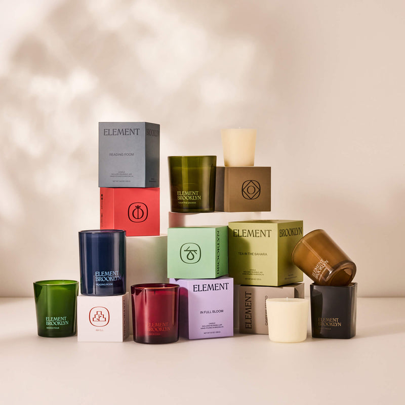 Element Brooklyn In Full Bloom Candle Candles Light Gray