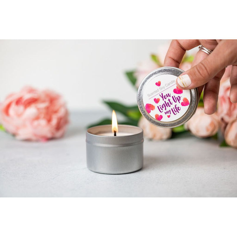 Lizush Trio of Tin Soy Candle - Scented with Bergamot and Lavender Essential oils Lavender