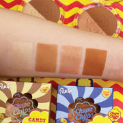Rude Cosmetics Chupa Chups Candy Combo Face Duo Highlighter Rosy Brown Strawberry Yogurt,Creamy Strawberry,Choco-Vanilla,Refreshing Cola