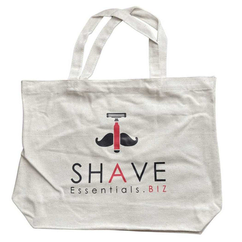 Shave Essentials Canvas Tote Bag Bag White Smoke