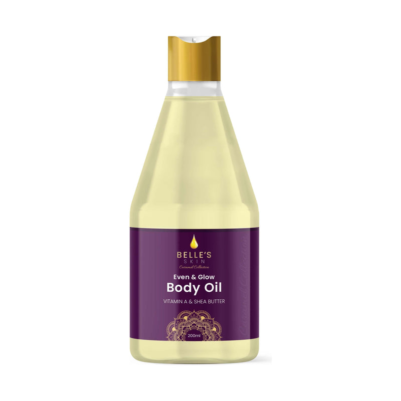 Belle's Secrets Even & Glow Body Oil Pale Goldenrod