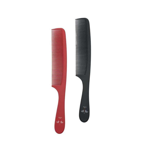 Shave Essentials Carbon Styling Comb Combs & Brushes White Smoke BLACK,RED