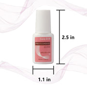 VIP Extensions Care.D.N Glue On Nails, Brush On Nail Glue Press-On Nails White Smoke