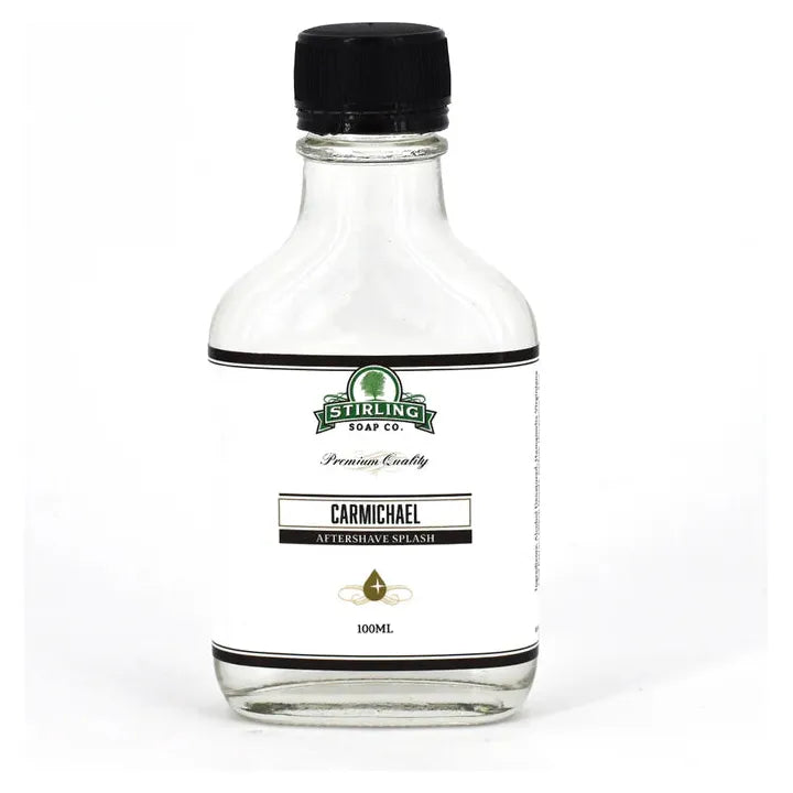 Stirling Soap Co Stirling Soap Co. Carmichael Shaving Collection Shaving Set Dark Slate Gray Aftershave Splash 3.3oz