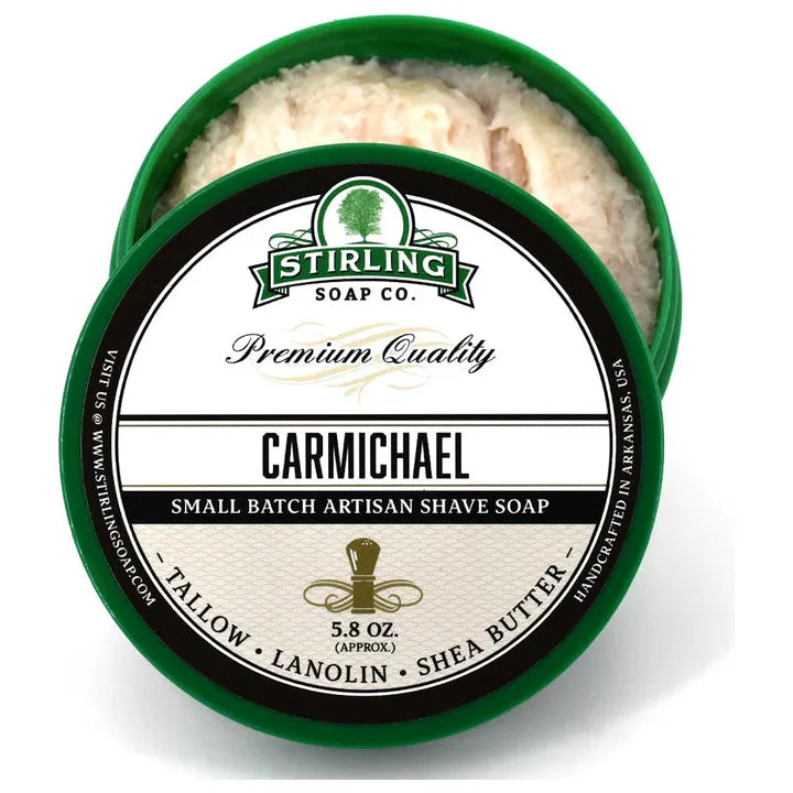 Stirling Soap Co Stirling Soap Co. Carmichael Shaving Collection Shaving Set Black Shaving Soap 5.8oz