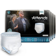 Attends Attends Premier Premium Overnight Protection Underwear XL 58"- 68" 14x Health Care White Smoke