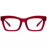 eyekeeper.com Cat-eye 30% Blue Light Blocking Glasses Metalless Screwless R2308-B15 Eyeglasses White Smoke Red / without magnification