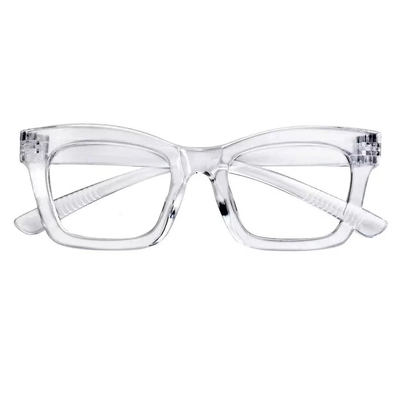 eyekeeper.com Cat-eye 30% Blue Light Blocking Glasses Metalless Screwless R2308-B15 Eyeglasses White Smoke Black / without magnification,Light Blue / without magnification,Green / without magnification,Rose / without magnification,Clear / without magnification,Red / without magnification