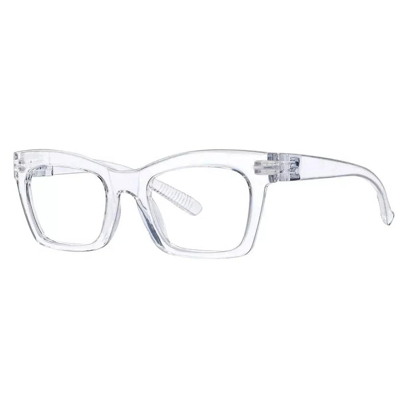 eyekeeper.com Cat-eye 30% Blue Light Blocking Glasses Metalless Screwless R2308-B15 Eyeglasses White Smoke Black / without magnification,Light Blue / without magnification,Green / without magnification,Rose / without magnification,Clear / without magnification,Red / without magnification