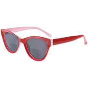 eyekeeper.com Cat-eye Bifocal Sunglasses Thicker Frame Reading Glasses SBR9108 Sunglasses Dim Gray Red / +1.00,Red / +1.50,Red / +2.00,Red / +3.00