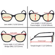 eyekeeper.com Cat-eye Blue Light Blocking Eyeglasses BC1901-BB60 Eyeglasses White Smoke Black / without magnification,Champagne / without magnification,Clear / without magnification,Tortoise / without magnification,Grey / without magnification