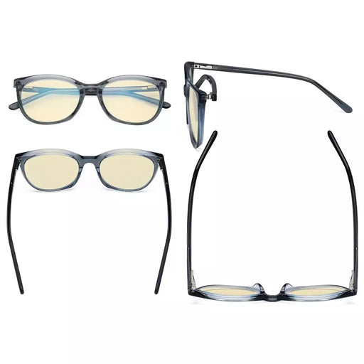 eyekeeper.com Cat-eye Blue Light Blocking Eyeglasses BC1901-BB60 Eyeglasses White Smoke Black / without magnification,Champagne / without magnification,Clear / without magnification,Tortoise / without magnification,Grey / without magnification