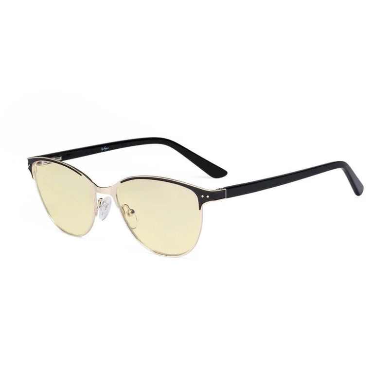 eyekeeper.com Cat-eye Blue Light Blocking Eyeglasses LX19009-BB60 Eyeglasses White Smoke Black / without magnification,Purple / without magnification,Red / without magnification