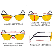 eyekeeper.com Cat-eye Blue Light Blocking Eyeglasses LX19013-BB90 Eyeglasses White Smoke Black / without magnification,Purple / without magnification,Red / without magnification