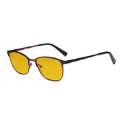 eyekeeper.com Cat-eye Blue Light Blocking Eyeglasses LX19017-BB90 Eyeglasses White Smoke Black Red / without magnification