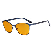 eyekeeper.com Cat-eye Blue Light Blocking Eyeglasses LX19023-BB98 Eyeglasses White Smoke Blue / without magnification