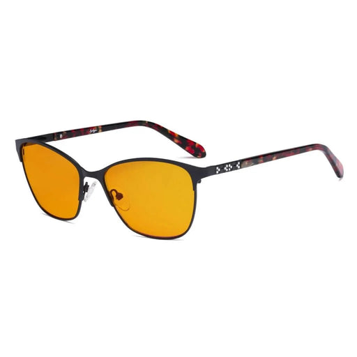 eyekeeper.com Cat-eye Blue Light Blocking Eyeglasses LX19023-BB98 Eyeglasses White Smoke Black / without magnification,Blue / without magnification,Red / without magnification