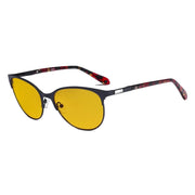eyekeeper.com Cat-eye Blue Light Blocking Eyeglasses LX19024-BB90 Eyeglasses White Smoke Black / without magnification