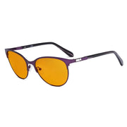 eyekeeper.com Cat-eye Blue Light Blocking Eyeglasses LX19024-BB98 Eyeglasses White Smoke Purple / without magnification