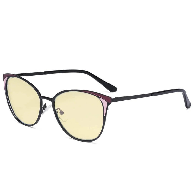 eyekeeper.com Cat-eye Blue Light Blocking Eyeglasses LX19031-BB60 Eyeglasses White Smoke Black / without magnification,Blue / without magnification,Red / without magnification,Silver / without magnification