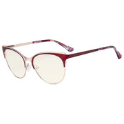 eyekeeper.com Fashionable Blue Light Filter Eyeglasses LX19040-BB40 Eyeglasses Saddle Brown Red / without magnification