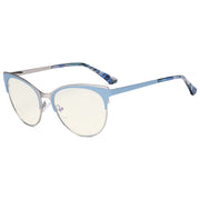 eyekeeper.com Fashionable Blue Light Filter Eyeglasses LX19040-BB40 Eyeglasses Beige Blue / without magnification