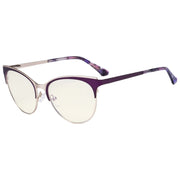 eyekeeper.com Fashionable Blue Light Filter Eyeglasses LX19040-BB40 Eyeglasses Dark Slate Gray Purple / without magnification