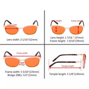 eyekeeper.com Cat-eye Blue Light Blocking Reading Glasses LX17013 Eyeglasses White Smoke Black / without magnification,Black / +0.50,Black / +0.75,Black / +1.00,Black / +1.25,Black / +1.50,Black / +1.75,Black / +2.00,Gold / without magnification,Gold / +0.50,Gold / +0.75,Gold / +1.00,Gold / +1.25,Gold / +1.50,Gold / +1.75,Gold / +2.00,Gunmeta
