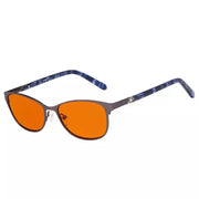 eyekeeper.com Cat-eye Blue Light Blocking Reading Glasses LX17013 Eyeglasses White Smoke Gunmetal / without magnification,Gunmetal / +0.50,Gunmetal / +0.75,Gunmetal / +1.00,Gunmetal / +1.25,Gunmetal / +1.50,Gunmetal / +1.75,Gunmetal / +2.00