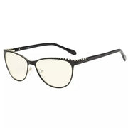 eyekeeper.com Cat-eye Blue Light Blocking Reading Glasses LX17014 Eyeglasses White Smoke Black / without magnification,Black / +0.50,Black / +0.75,Black / +1.00,Black / +1.25,Black / +1.50,Black / +2.00