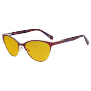 eyekeeper.com Cat-eye Blue Light Blocking Eyeglasses LX19038-BB90 Eyeglasses Goldenrod Red / without magnification