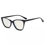 eyekeeper.com Cat-eye Blue Light Filter Eyeglasses BC1902-BB40 Eyeglasses White Smoke Black / without magnification