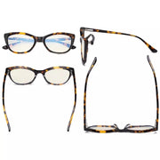 eyekeeper.com Cat-eye Blue Light Filter Eyeglasses BC1902-BB40 Eyeglasses White Smoke Black / without magnification,Champagne / without magnification,Clear / without magnification,Tortoise / without magnification,Grey / without magnification
