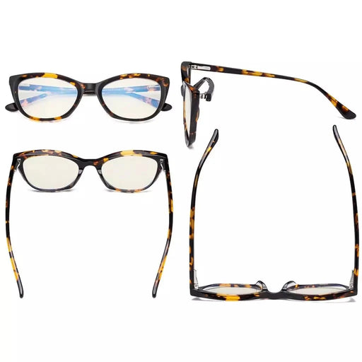 eyekeeper.com Cat-eye Blue Light Filter Eyeglasses BC1902-BB40 Eyeglasses White Smoke Black / without magnification,Champagne / without magnification,Clear / without magnification,Tortoise / without magnification,Grey / without magnification