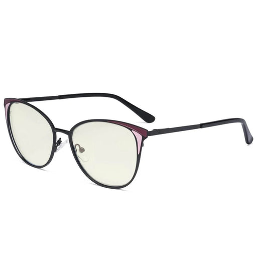 eyekeeper.com Cat-eye Blue Light Filter Eyeglasses LX19031-BB40 Eyeglasses White Smoke Black / without magnification,Blue / without magnification,Red / without magnification,Silver / without magnification
