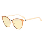 eyekeeper.com Cat-eye Blue Light Blocking Eyeglasses LX19005-BB60 Eyeglasses White Smoke Beige / without magnification