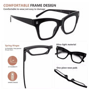 eyekeeper.com Cat-eye Reading Glasses Stylish Eyeglasses R2111 Eyeglasses White Smoke Black / without magnification,Black / +0.50,Black / +0.75,Black / +1.00,Black / +1.50,Black / +1.75,Black / +2.00,Black / +2.25,Black / +2.50,Black / +2.75,Black / +3.00,Black / +3.25,Black / +3.50,Black / +3.75,Black / +4.00,Grey Lens / without magnifica