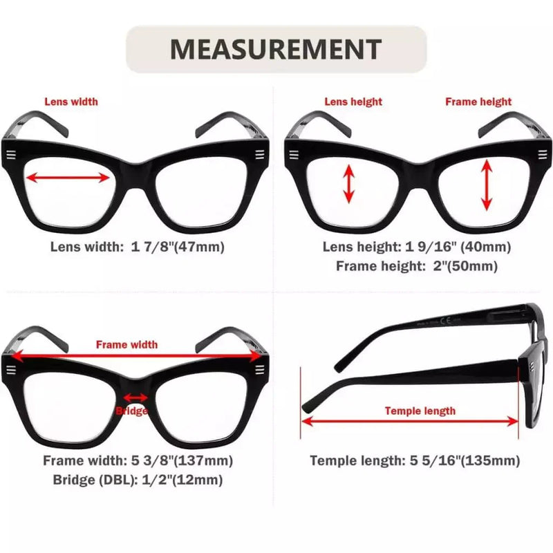 eyekeeper.com Cat-eye Reading Glasses Stylish Eyeglasses R2111 Eyeglasses White Smoke Black / without magnification,Black / +0.50,Black / +0.75,Black / +1.00,Black / +1.50,Black / +1.75,Black / +2.00,Black / +2.25,Black / +2.50,Black / +2.75,Black / +3.00,Black / +3.25,Black / +3.50,Black / +3.75,Black / +4.00,Grey Lens / without magnifica