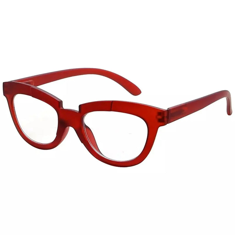 eyekeeper.com Cat-eye Reading Glasses Stylish Readers R2102 Eyeglasses White Smoke Red / without magnification,Red / +0.50,Red / +0.75,Red / +1.00,Red / +1.25,Red / +1.50,Red / +1.75,Red / +2.00,Red / +2.25,Red / +2.50,Red / +2.75,Red / +3.00,Red / +3.25,Red / +3.50,Red / +3.75,Red / +4.00