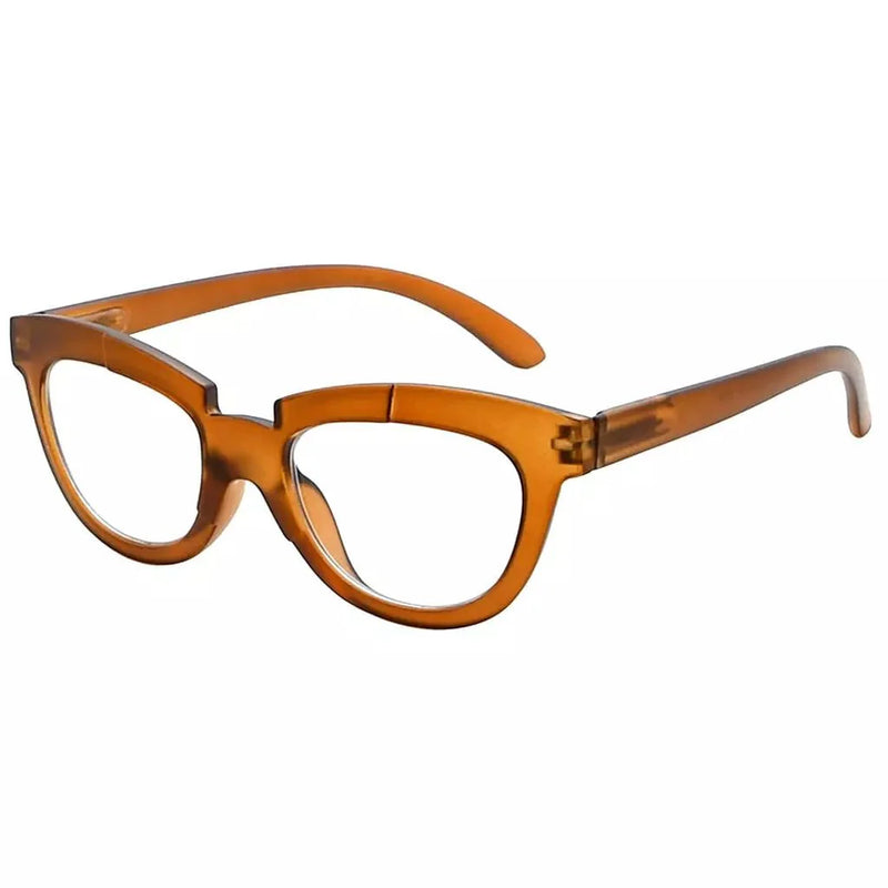 eyekeeper.com Cat-eye Reading Glasses Stylish Readers R2102 Eyeglasses White Smoke Brown / without magnification,Brown / +0.50,Brown / +0.75,Brown / +1.00,Brown / +1.25,Brown / +1.50,Brown / +1.75,Brown / +2.00,Brown / +2.25,Brown / +2.50,Brown / +2.75,Brown / +3.00,Brown / +3.25,Brown / +3.50,Brown / +3.75,Brown / +4.00