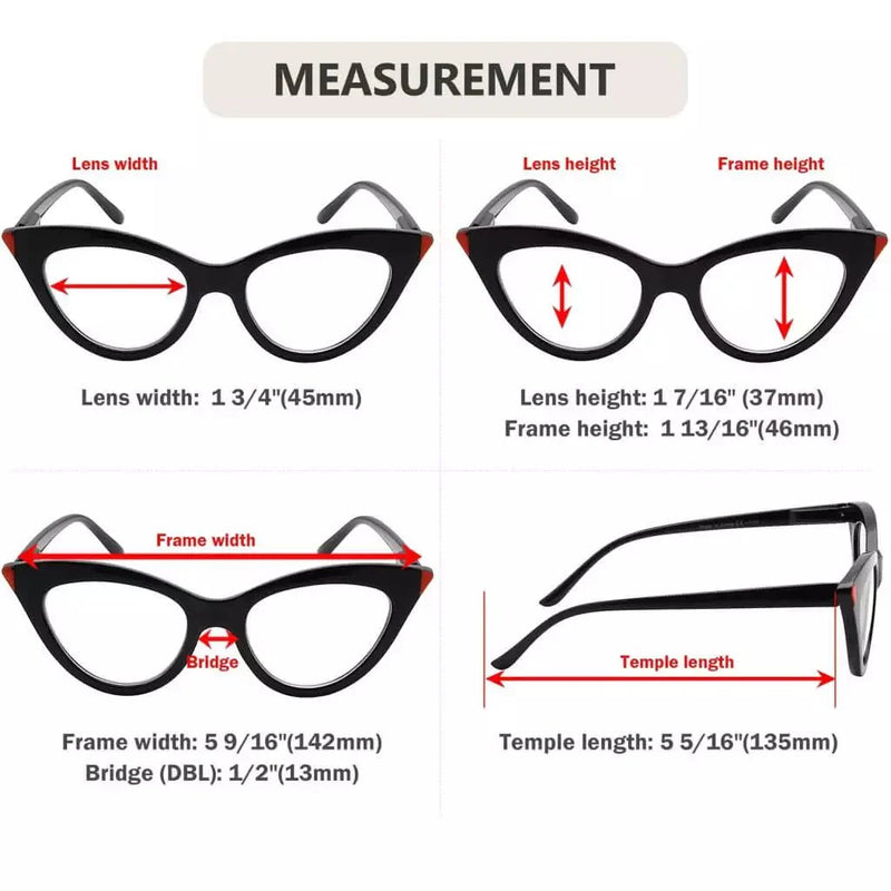 eyekeeper.com Cat-eye Reading Glasses Stylish Readers R2103 Eyeglasses White Smoke Black / without magnification,Black / +0.50,Black / +0.75,Black / +1.00,Black / +1.25,Black / +1.50,Black / +1.75,Black / +2.00,Black / +2.25,Black / +2.50,Black / +3.00,Black / +3.25,Black / +3.50,Black / +3.75,Black / +4.00,Clear / without magnification