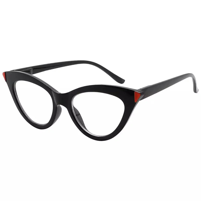 eyekeeper.com Cat-eye Reading Glasses Stylish Readers R2103 Eyeglasses White Smoke Black / without magnification,Black / +0.50,Black / +0.75,Black / +1.00,Black / +1.25,Black / +1.50,Black / +1.75,Black / +2.00,Black / +2.25,Black / +2.50,Black / +3.00,Black / +3.25,Black / +3.50,Black / +3.75,Black / +4.00